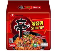 Nong Shim SHIN Ramyun Stir Fry Ramen Gourmet Spicy Noodles 131g x 5 packs HALAL