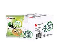 Nong Shim Soon Veggie Ramyun Ramen Nongshim Noodles Soup 112g (Box of 6) HALAL