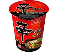 Nongshim Shin Cup Noodle Soup Hot Gourmet Spicy & Tasty Flavour Meal 6 x 68g UK
