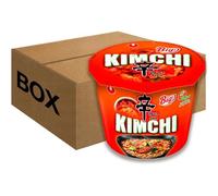 Nonghsim Kimchi Noodles Big Bowl Pack 16 (112g Each) - Shin Ramen Instant Noodles Soup for Quick Meals & Snacks
