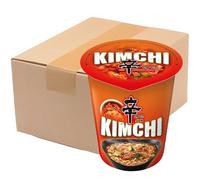 Nonghsim Kimchi Noodles Bowl Pack 12 (75g Each) - Shin Ramen Instant Noodles Soup for Quick Meals & Snacks