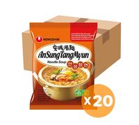 NongShim Ansung Tangmyun 125g x 20 Instant Noodle Box