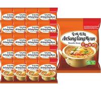 Nongshim Ansungtangmyun Instant Noodle Soup 20 Pack (125g Each) - Nongshim Noodles, Korean Instant Noodle Soup for Snack and Meals