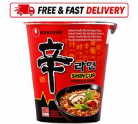 Nong Shim SHIN CUP Pot Noodle Ramen Soup 68G (Pack of 12)