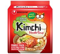 Nongshim Gourmet Kimchi Instant Ramen Noodles, 16 Pack, Rich Kimchi Broth, Sauce Package with Kimchi, Premium Microwavable Ramyun Soup Mix