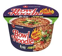 Nongshim Instant Food Hot and Spicy Korean Ramen Noodle Soup 100 g | Quick preparation in minutes - ideal as a snack or meal - made in Korea