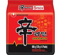 NongShim Shin Ramyun 120g x 5 Big Packs