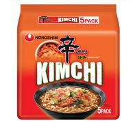 Nongshim Shin Kimchi Ramyun Noodle Soup Spicy Ramen Halal 120g (Pack of 15)