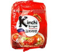 NongShim Kimchi Ramyun Noodle Soup, Pack of 10