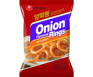 NONGSHIM Onion Flavoured Rings Hot & Spicy 40 g