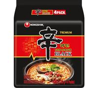 Nongshim Premium Shin Ramyun Black 130g Instant Noodle Korean Ramen HALAL Pack 4