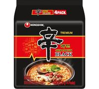 Nongshim Premium Shin Ramyun Black 130g Instant Noodle Korean Ramen HALAL Pack 4