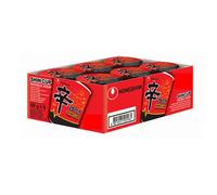 Nongshim Shin Cup Noodle Soup Hot Gourmet Spicy & Tasty Flavour Meal 6 x 68g UK