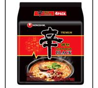 Nongshim Premium Shin Ramyun Black 130g Instant Noodle Korean Ramen HALAL Pack 4