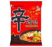 Nongshim Spicy Shin Ramyun Pot Noodles 20x120g Halal Korean Instant Soup Meal PP