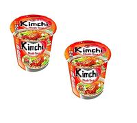 Nongshim Shin Ramyun Kimchi Instant Noodles Cup 75gm*2Pack (Pack of 2) (Imported)