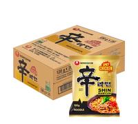 Nongshim Shin Ramyun Korean Spicy Instant Ramen Noodle - Spicy Chicken Flavour 120g (Pack of 20)