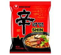 NongShim Shin Ramyun Noodle Soup, Gourmet Spicy (Pack of 20)