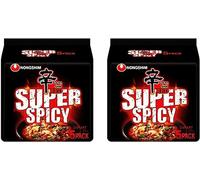 Nongshim Shin Red Ramyun Super Spicy Instant Noodle 120g (Pack of 10)