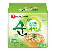 NONGSHIM Instant Noodle Soon Veggie, 112 g - Pack of 40
