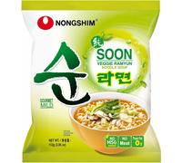 Nongshim Soon Veggie Ramyun Noodle Ramen 112g (20+4 Packs) BBD: 25/9/2025