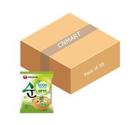 Nong Shim SOON VEGGIE Ramyun Ramen Noodle Soup 112g (Pack of 20) HALAL VEGAN