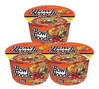 Nongshim Spicy Chicken Bowl Noodle Soup Ramen Bowl 100g (Pack of 3)