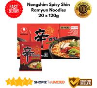 Nongshim Shin Ramyun hot instant noodle soup 120g