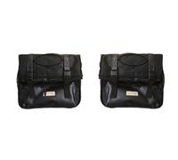 nongyo Compatible With Brixton For Crossfire 500 Motorcycle Tail Bag Travel Luggage Side Bags Rack Trunk Back For Seat Bag With Shoulder Straps Backpack Motor Pannier Bag(Black Left and Right)