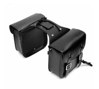 nongyo Left+Right Motorcycle Motorbike Tail Side Bags Storage Tool Saddle Bags Large For Capacity Side Tool Bag Motorcycle Storage Tool Bag Motor Pannier Bag(A black)