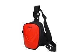 nongyo Outdoor Casual Moto Bag Fanny Pack Motorbike Hardshell Hip Belt Riding Sport Bags Waterproof Motorcycle Waist Bag Drop Leg Bag Saddle Bag Motor Pannier Bag(Red)
