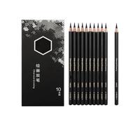 NONGYU 10Pieces Professional Charcoal Pencils Drawing Set Wood Sketch Pencil for Artists Beginner Drawings Sketchings Shading Shading and Line Drawing Pencils