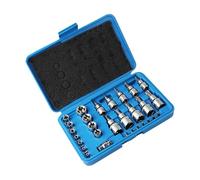 NONGYU 29pc Ergonomic Heavy Duty Socket Wrench Set 1/4" 3/8" 1/2" Drive Steel Mechanics Tool Set Organizers Box Auto Repair Automotive Kit