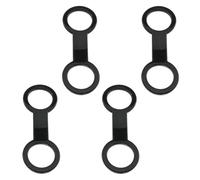 NONGYU 4Pcs Silicone Snorkels Strap Keeper Dives Snorkeling Clip Retainer Attachments Snorkels Strap Keeper Tube Holder Snorkel Tube Holder