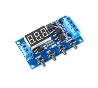 NONGYU 5-36V Digital LED Relays Board Triggering Cycle Timing Circuit Switches Timer Delay Module Circuit Board Replace Protective Case Included