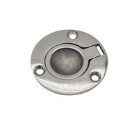 NONGYU 50kg Load Embedded Stainless Steel Deck Plate Cover with Anti Slip Handle and Security for Watercrafts Floor Systems Fishing Boat Deck Security Fastener