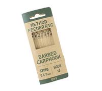 NONGYU 8pcs Pre Tied Rigs for Both Beginner and Professional Fishing Accessories Methods Feeder Rigs for Fishing Trip Barbed Design