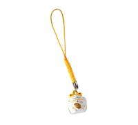 NONGYU Bringing Luck Phone Charm Ceramic Luck Phone Charm Elegant Keychain Pendant for Pleasure and Abundance