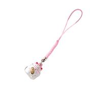 NONGYU Bringing Luck Phone Charm Ceramic Luck Phone Charm Elegant Keychain Pendant for Pleasure and Abundance