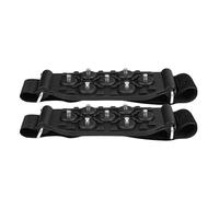NONGYU Compact Traction Devices with 7 Teeth Slips on Ice Suitable for Climbing Treks Skiing Gear