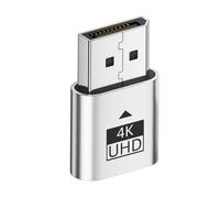 NONGYU DisplayPort Display Emulator EDID Emulator Plug 4K for Professional Designers Programmers Miniature/Display Port Option Multiple Monitors Link