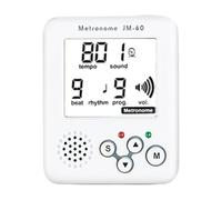 NONGYU Electronic Metronome Tone Generator Tuner Clip On Tempos Metronome LCD Digital Rhythm Metronome For Professional Runners Digital Tempos Metronome
