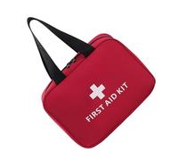 NONGYU Emergencies Ready Portable Red Medical Organizers Scratch Proof Waterproof Multi Compartment Compact Size for Home Car