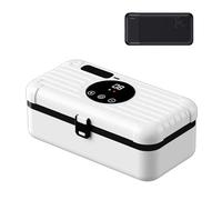 NONGYU Energy Efficient Tiny Fridge for Food and Drink Conservation Highlighting USB Rechargeable Double Manner Telecommute Use Compact Cool