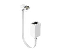 NONGYU Ethernet Extension Cable Networking Cat7 Ethernet Extender Cable Adapter RJ45 Cord Shielded Male To Female Connector