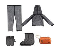 NONGYU Mosquitoes Protections Glove Foot Covers Pants Outdoors Breathable Meshes Clothes Suits For Outdoor Camping And Fishing Fly Screen Shield