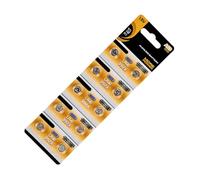 NONGYU Pack of 10 Alkaline Button Batteries 1.55V Coin Cell Batteries for Diverses Applications in Everyday Electronics