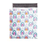 NONGYU Pack of 100 Poly Bags Tear Resistant Waterproof Reinforced Seams Mailing Pouches Secure Envelopes Tear Resistant Envelopes