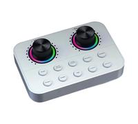 NONGYU Professional USB Live Sound Card With Voice Changer Mixer For Broadcast KTV Music Adjustable Microphone Professional Karaoke Equipment