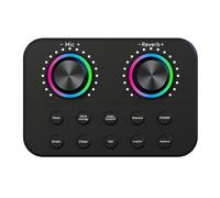 NONGYU Professional USB Live Sound Card With Voice Changer Mixer For Broadcast KTV Music Adjustable Microphone Professional Karaoke Equipment